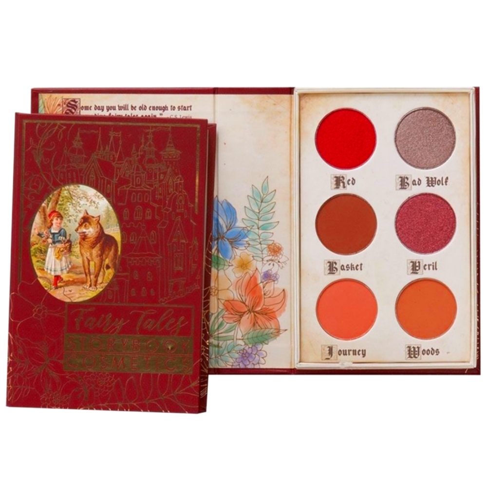 NEW Storybook Cosmetics Little Red Riding Hood Eyeshadow Palette